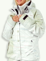 Linova jacket, white/linden