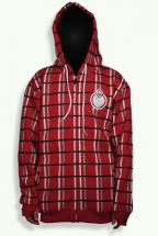 OG Zip Hoody, red